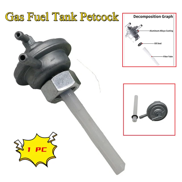 1PC Gas Fuel Switch Pump Valve Petcock For GY6 50cc 150cc Go Kart ATV Scooter