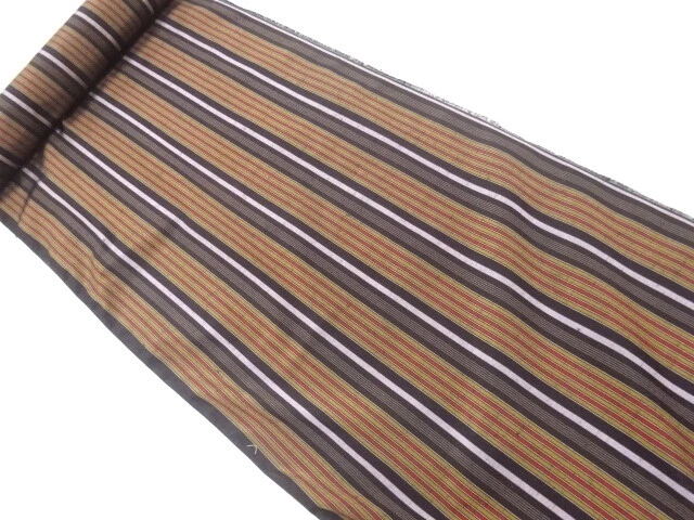 42153# Japanese Kimono / Bolt For Haori Coat / Woven Stripe