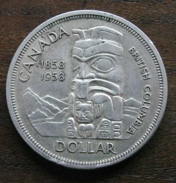 Zaldi2010 - Canada , 1 Dollar De 1958 . Plata