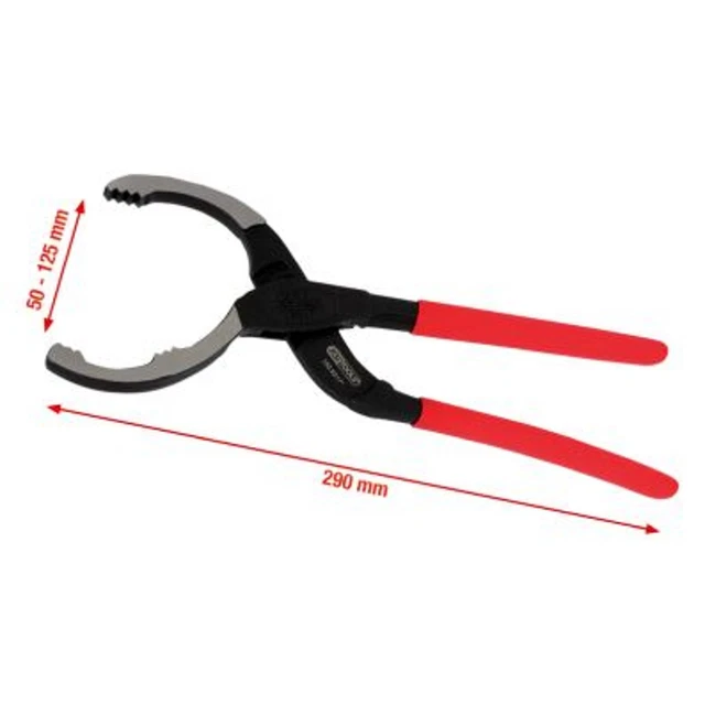 Pinza filtro olio KS TOOLS 150.9317 acciaio per utensili