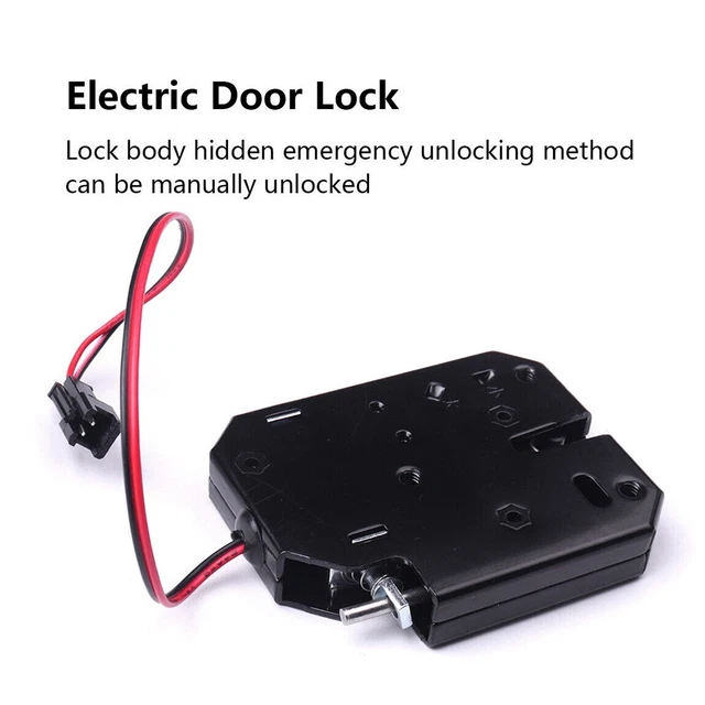 Accesorios de gabinete de cerradura de alta calidad acero al carbono CC 12V control eléctrico