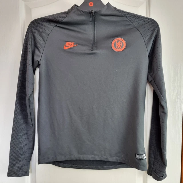 LADIES WOMEN NIKE CHELSEA FC Dri Fit Strike Drill Top Black Orange Size XL 24.99 PicClick UK