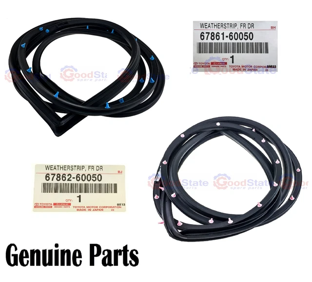 TOYOTA COROLLA 2009-2013 OEM Genuine Front Rear Inner Door Weatherstrip Moulding EUR 123,02