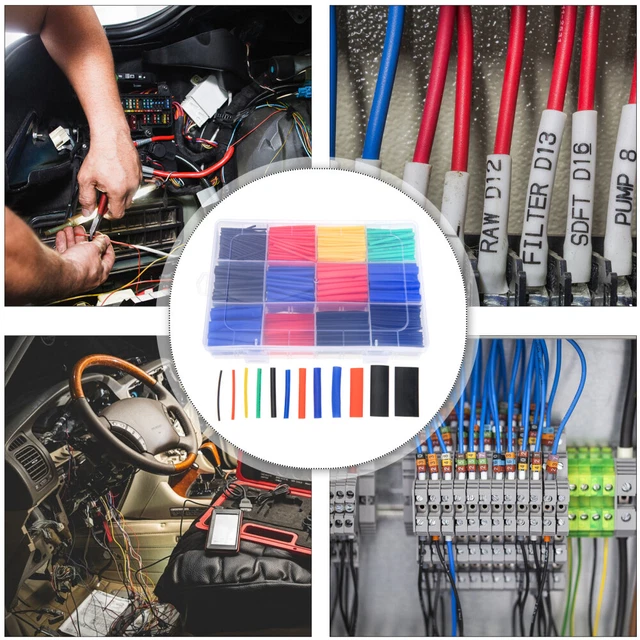 70 Pezzi Guaine Termorestringenti 2:1 - 7 Colori, Diametri 1.0-5.0mm, Per Elettronica E Fai Da Te - Foto 9