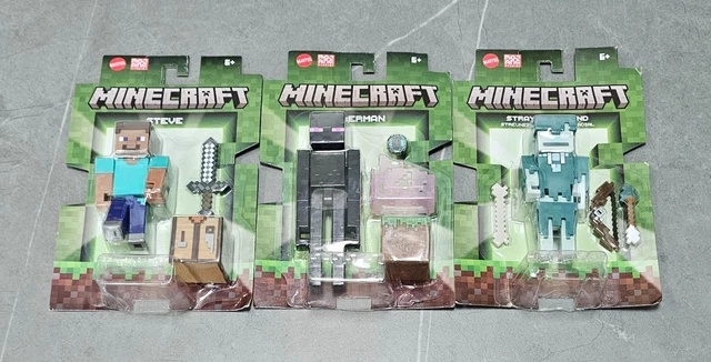 Minecraft Mattel Story Set With 3 Action Figures