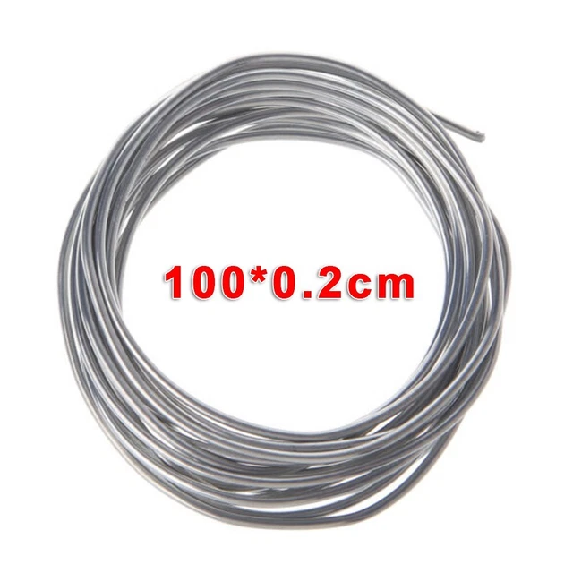 1M*2mm Copper Aluminum Welding Rods Low Temperature Soldering Wire Brazing Cored