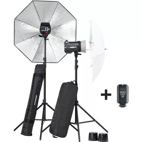 Brand New!!! Elinchrom (EL20748.2) BRX 250/250 Umbrella To Go Kit