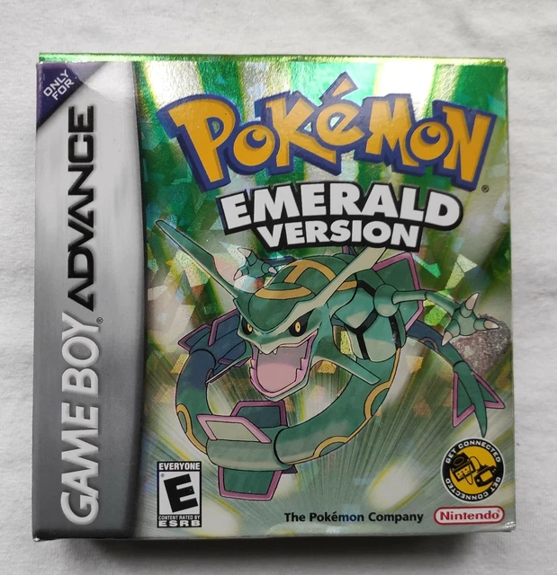 Pokémon Emerald Gameboy Advance GBA Us Version 32bit ( Tested & Works