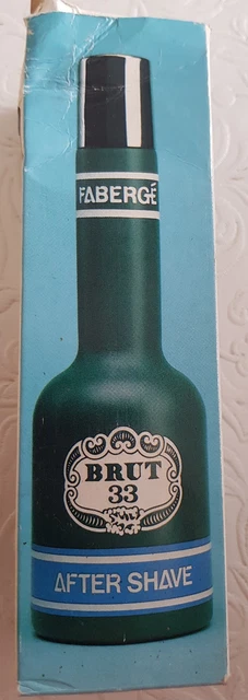 VINTAGE BRUT BY Faberge, brut 33 aftershave PicClick UK