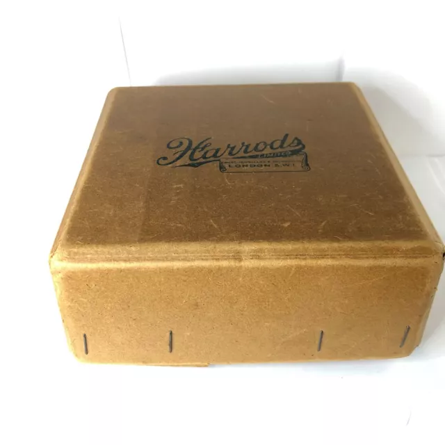 Antique Harrods Department Store in store Card Haberdashery  Trade Box original