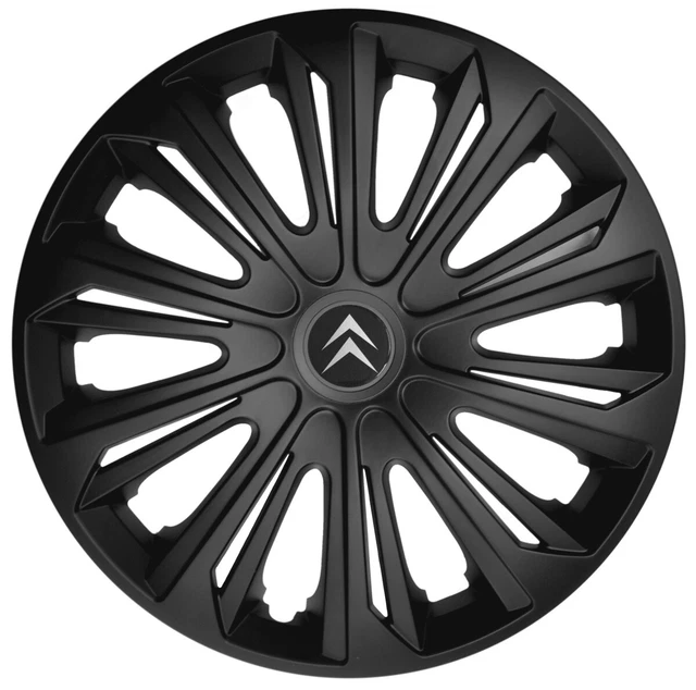16" Wheel trims wheel covers fit Citroen Berlingo Dispatch C4 C5 black matt