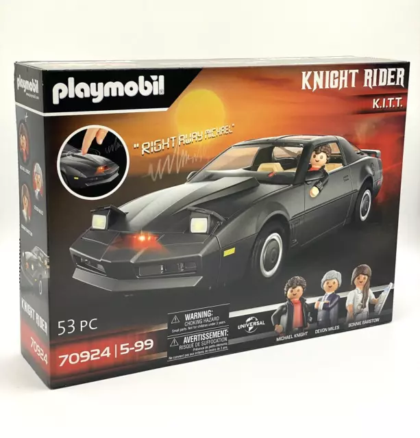 Playmobil 70924 Knight Rider K.I.T.T. Michael Knight TV Serie Auto NEU
