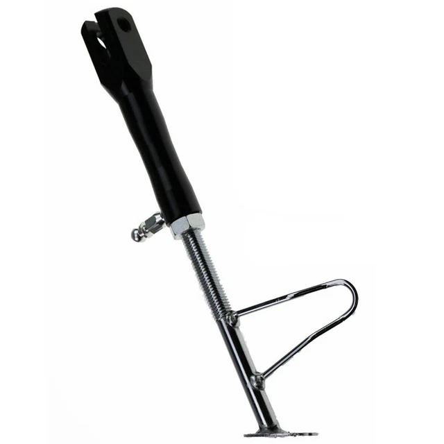 CNC Motorcycle Parts Black Side Kickstand Aluminum Alloy Stand Fall Protect