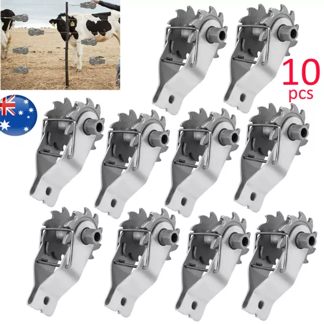 10x Electric Fence Wire Strainer Heavy Duty Inline Wire Ratchet for Farm Fencing