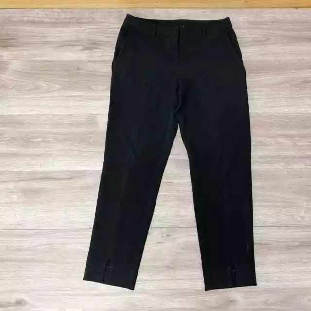 St. John Marocain Ankle Pants Black 2 3