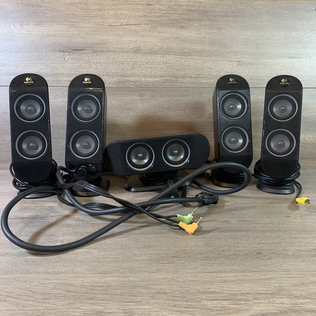 LOGITECH X530 SURROUND Sound Almost Complete Speaker System No