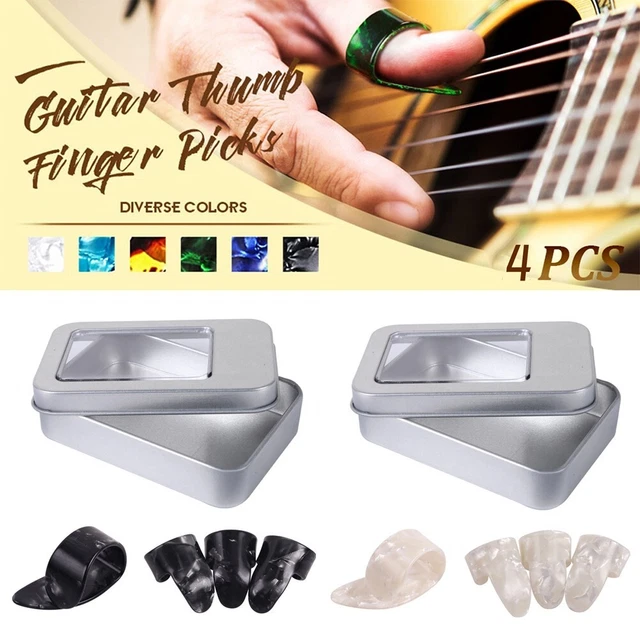 Ensemble de plectre pouce et doigts pour guitare de haute qualité dans un embal