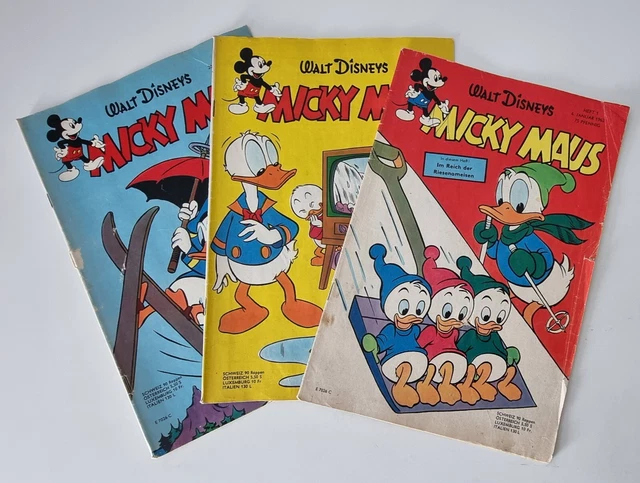 Micky Maus Comics Jahrgang 1962 Heft 1 bis 52 ~ zur Auswahl