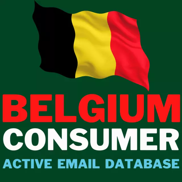 Belgium Consumer Email List, B2B, B2C Email Only Active Database - Fast Delivery
