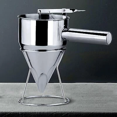 Octopus Fish Ball Cupcake Kitchen Tool – Pancake Funnel Dispenser with Stand