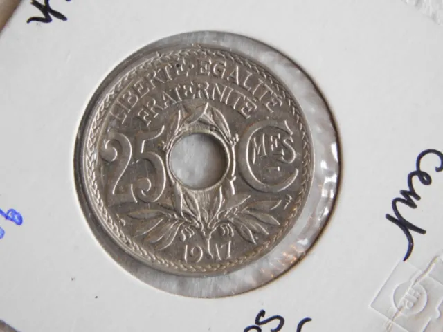 France 25 centimes 1917 LINDAUER, Cmes SOULIGNÉ (485)