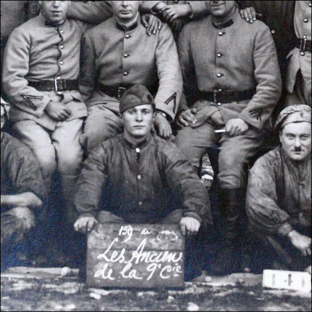 ANTIQUE POSTCARD 9th MILITARY COMPANY REGIMENT SOLDIERS ARMY PHOTO
