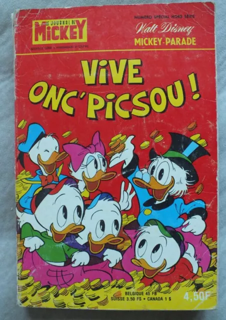 MICKEY PARADE n°1267 Bis "Vive Onc'PICSOU" - 1976