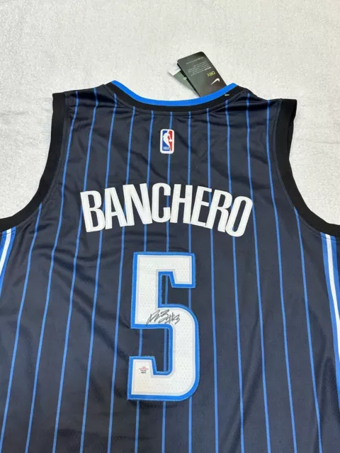 Paolo Banchero Signed Orlando Magic NBA Basketball Jersey COA