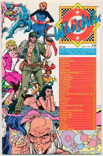 Who's Who: The Definitive Directory of the DC Universe (1985 series) #20 NM