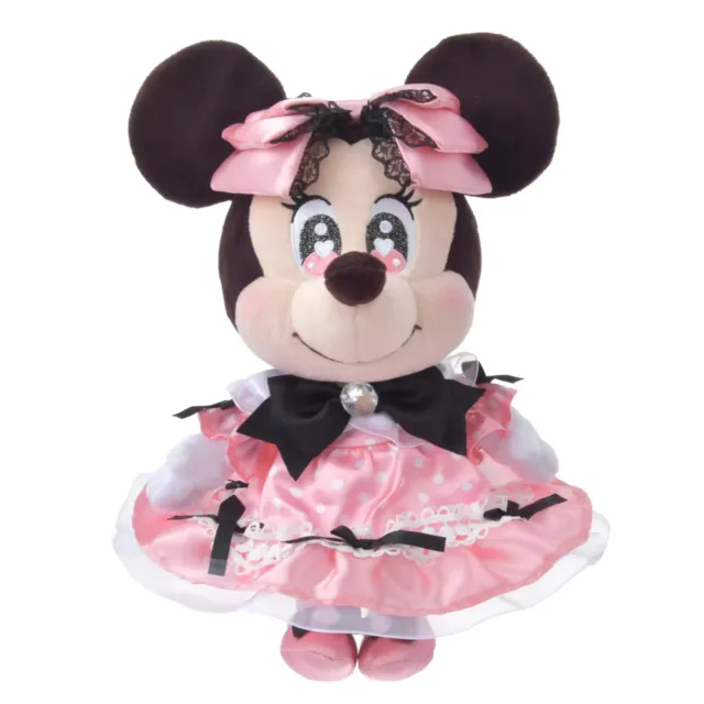 Disney Store Japan minnie mouse Plush Doll Style pink heart