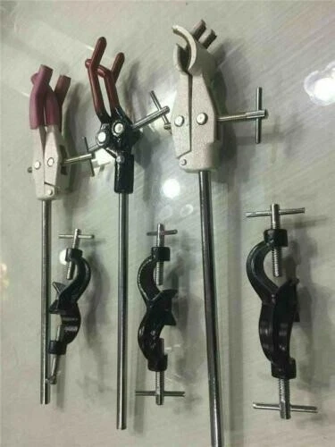 Laboratory Clamps with Boss Heads set of Three Lab accessories Export Quality