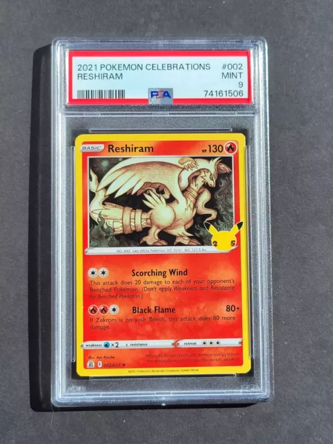  Reshiram - 002/025 - Holo Rare : Toys & Games