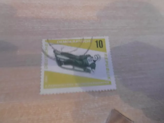 DDR Briefmarke 1966 : M.N.1156, Olympische Winterspiele 1966, gestempelt