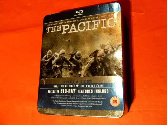 UK The Pacific (6 BLURAY Steelbook + Photo Book) (2010) UK Rare **New & Sealed**