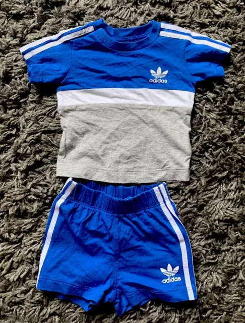 Adidas Originals Baby Boys Top Shorts Outfit/Set size 3-6 months NEXT, Summer