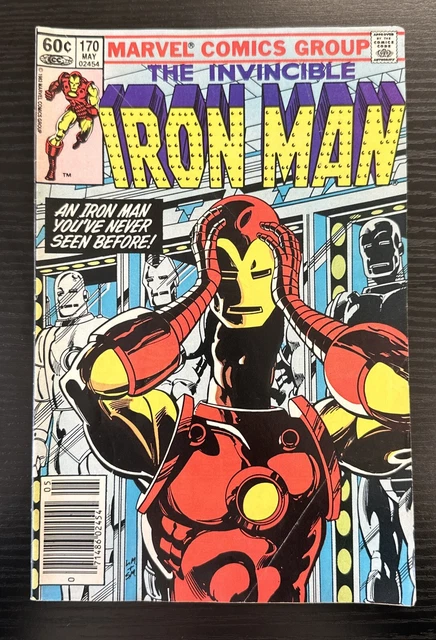 The Invincible IRON MAN #170 -  1ST James Rhodes (Marvel Comics 1983)
