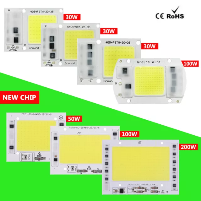 LED-Chip 10w 50w 100 200w Lampe Smart IC Cob Light Hochleistungswatt AC 220 230V