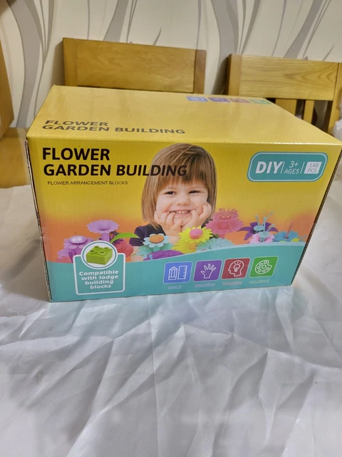 ROATEE Kids Toys for 3 4 5 6 7 Years Old Girls, 148 PCS Toddlers Toys for Flower
