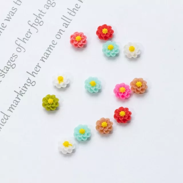 Pukido Mini Buttons 144pcs 6.5mm Triangles Tiny Doll Buttons Resin Small  Buttons for Crafts and Scrapbook Sewing Decorative Accessories - (Color: 04