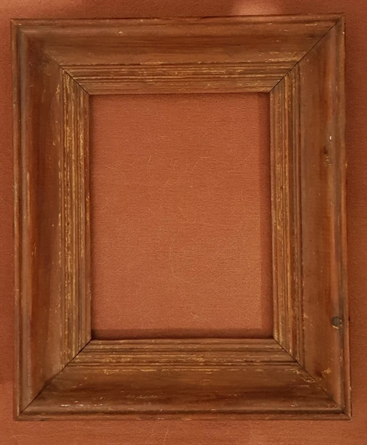 Cadre Ancien En Bois Teinte Format 2F