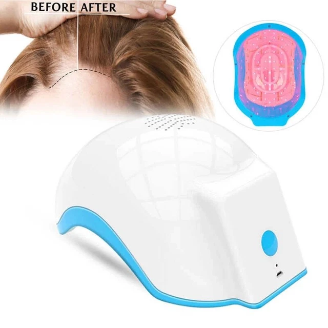 Laser Hair Growth Regrowth Helmet Reduce Hair Loss Prevention Cap Therapy Device