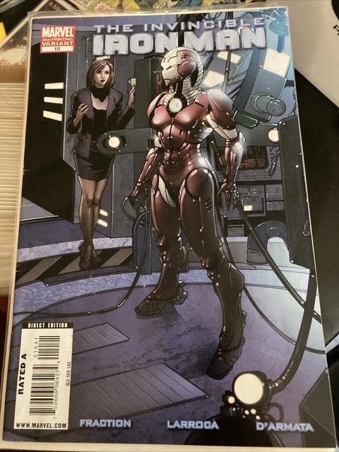 Invincible Iron Man #10 (Marvel, 2008) 2nd Print Variant 1st App Rescue