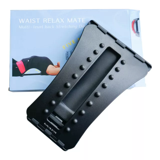 NEW Back Magic Stretcher Lower Lumbar Pain Spine Massager Support Posture Relief