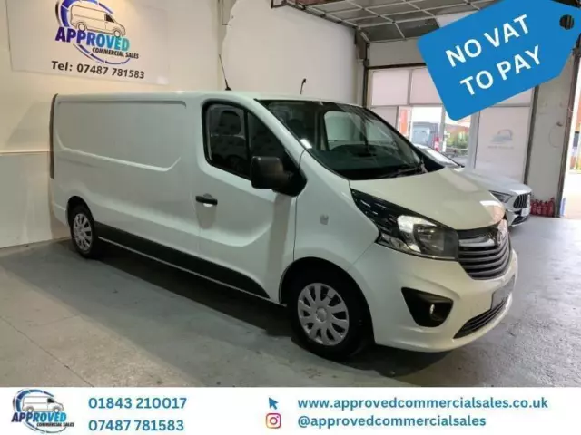 2018 Vauxhall Vivaro (68) SPORTIVE 1.6 118BHP LWB - NO VAT ON PRICE !! PANEL VAN