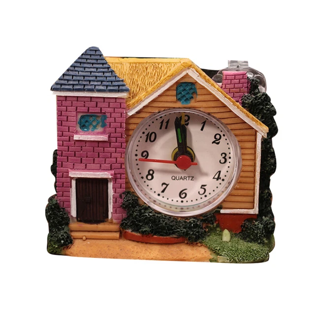 Reloj despertador digital reloj despertador digital dibujos animados castillo reloj alarma