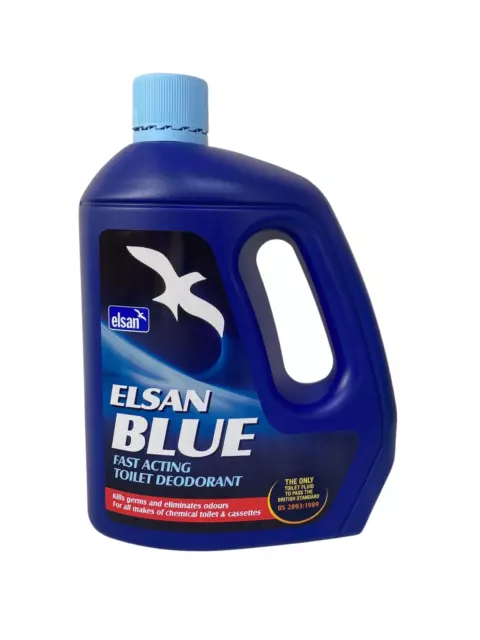 Elsan Blue Toilet Fluid Chemical Cleaner Caravan Motorhome Camping Boat 4L