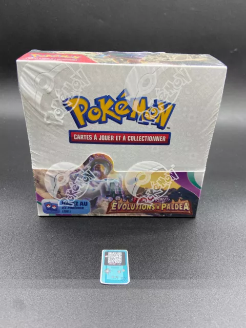 Display 36 Boosters cartes Pokémon Neuf Scellé FR Officiel Evolutions a Paldea