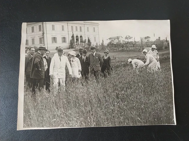 Fascismo S. Alessio Mussolini Visita Scuola Femminile Antica Forografia Original Fascismo S. Alessio Mussolini Visita Scuola Femminile Antica Forografia Original