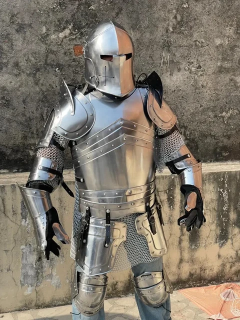 Armure de torse en cuir Viking celtique Cuirasse de GN fait main Costume de guerrier juste de la Renaissance Cosplay Fantasy Sedrik - France