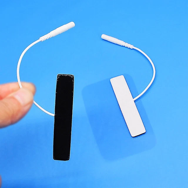 2Pcs Tens Machine Electrode Pad Self Adhesive Electrodes Pad Reuseable 1.2*6 BII